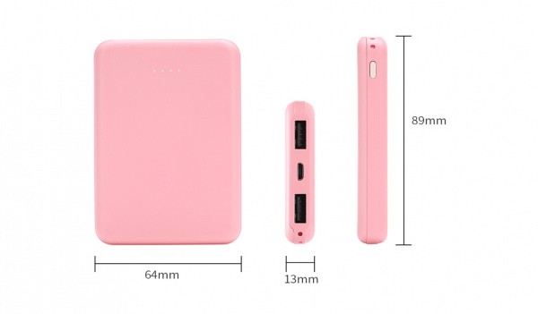 【5000mAh】雙USB輕巧行動電源（型號：CG5000CA-CO）